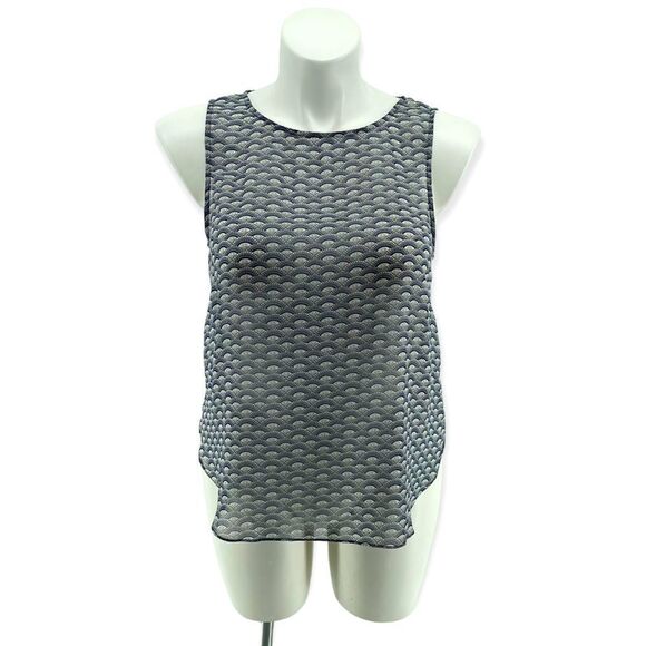 Urban Outfitters Nom De Plume Sleeveless Sheer Pullover Back Cutout Top Large - Picture 1 of 16